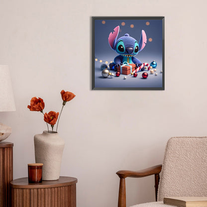 Stitch And Christmas Gifts - Full Round Drill Diamond Painting 30*30CM