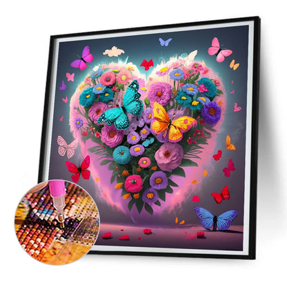 Colorful Flowers - Full Round Drill Diamond Painting 30*30CM