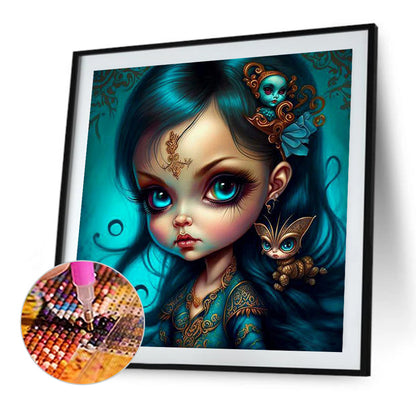 Fantasy Girl - Full AB Round Drill Diamond Painting 40*40CM