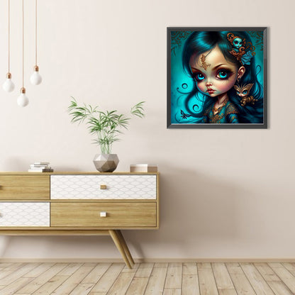 Fantasy Girl - Full AB Round Drill Diamond Painting 40*40CM