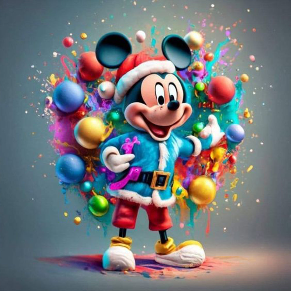 Disney Mickey - Full Round Drill Diamond Painting 30*30CM