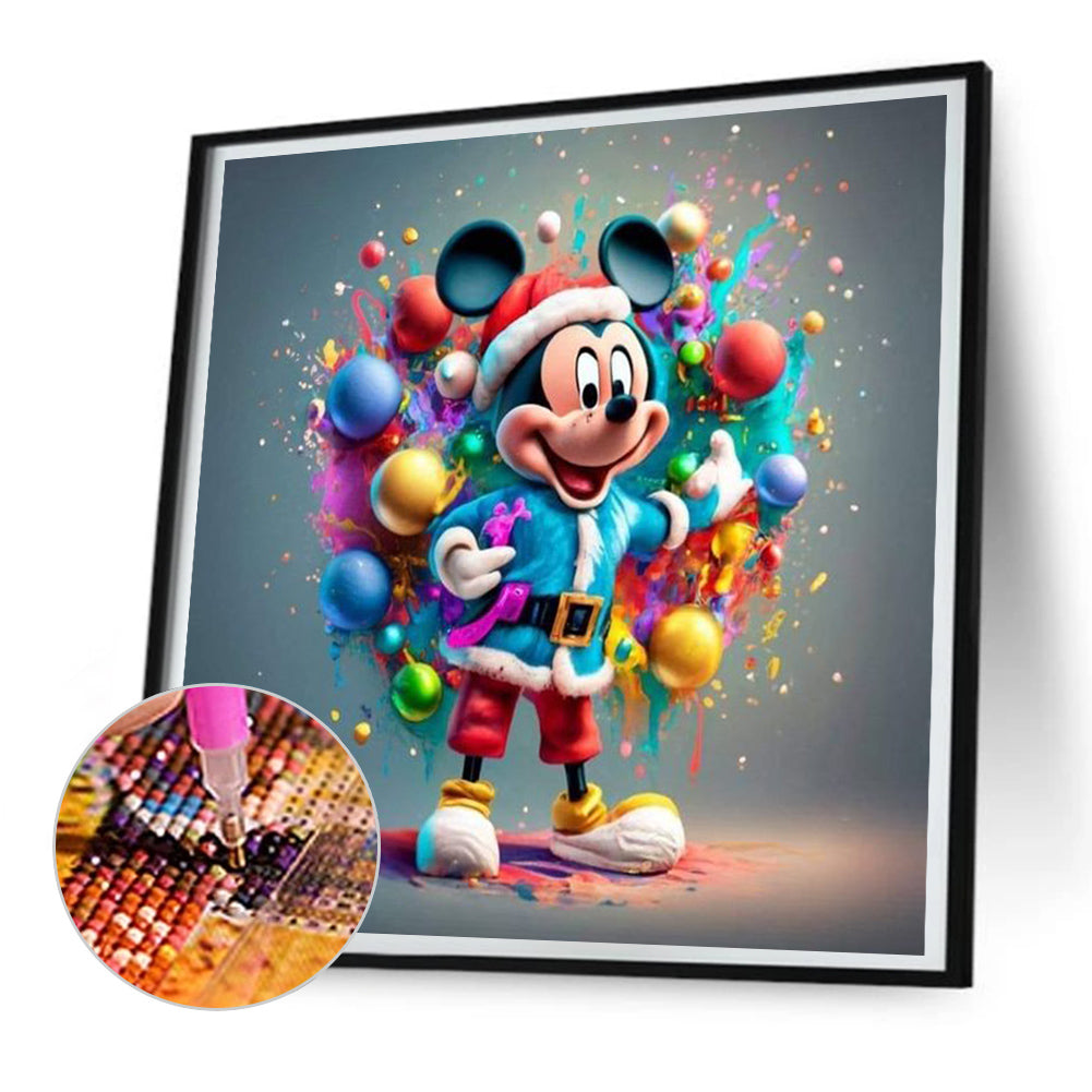 Disney Mickey - Full Round Drill Diamond Painting 30*30CM