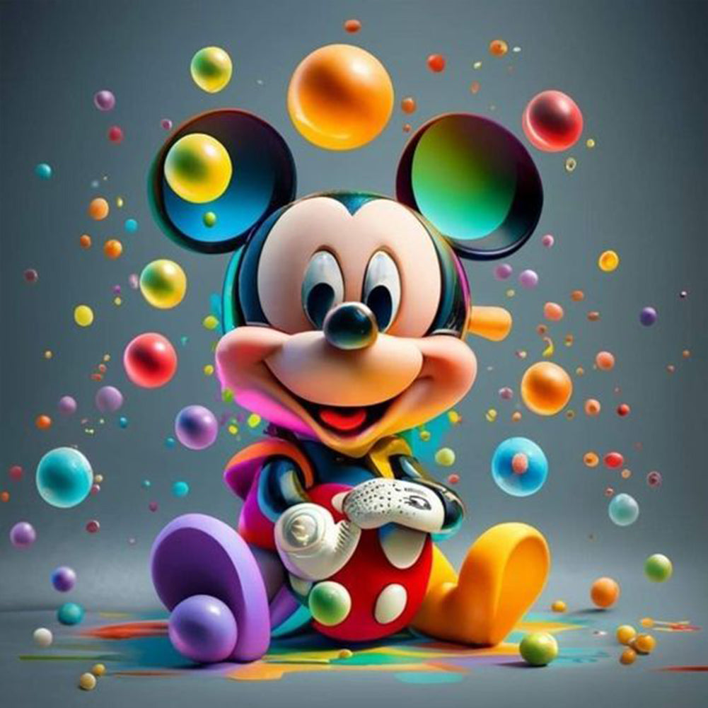 Disney Mickey - Full Round Drill Diamond Painting 30*30CM