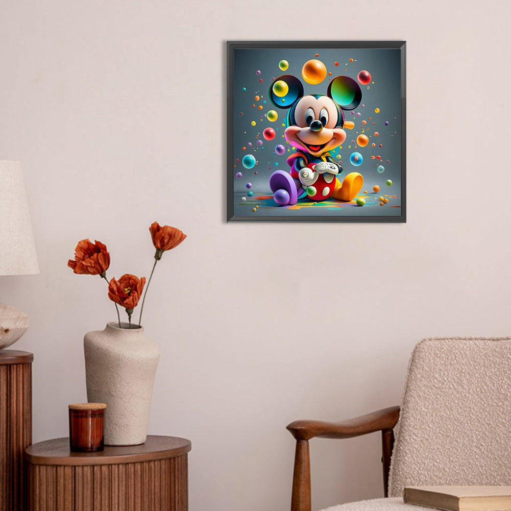 Disney Mickey - Full Round Drill Diamond Painting 30*30CM