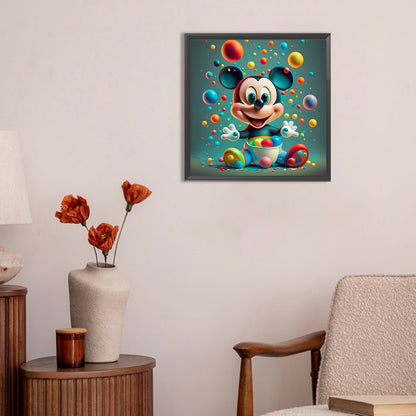 Disney Mickey - Full Round Drill Diamond Painting 30*30CM