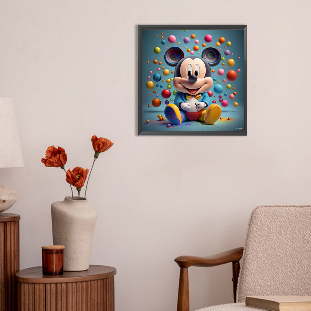 Disney Mickey - Full Round Drill Diamond Painting 30*30CM