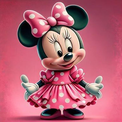 Disney Minnie - Full Round Drill Diamond Painting 30*30CM