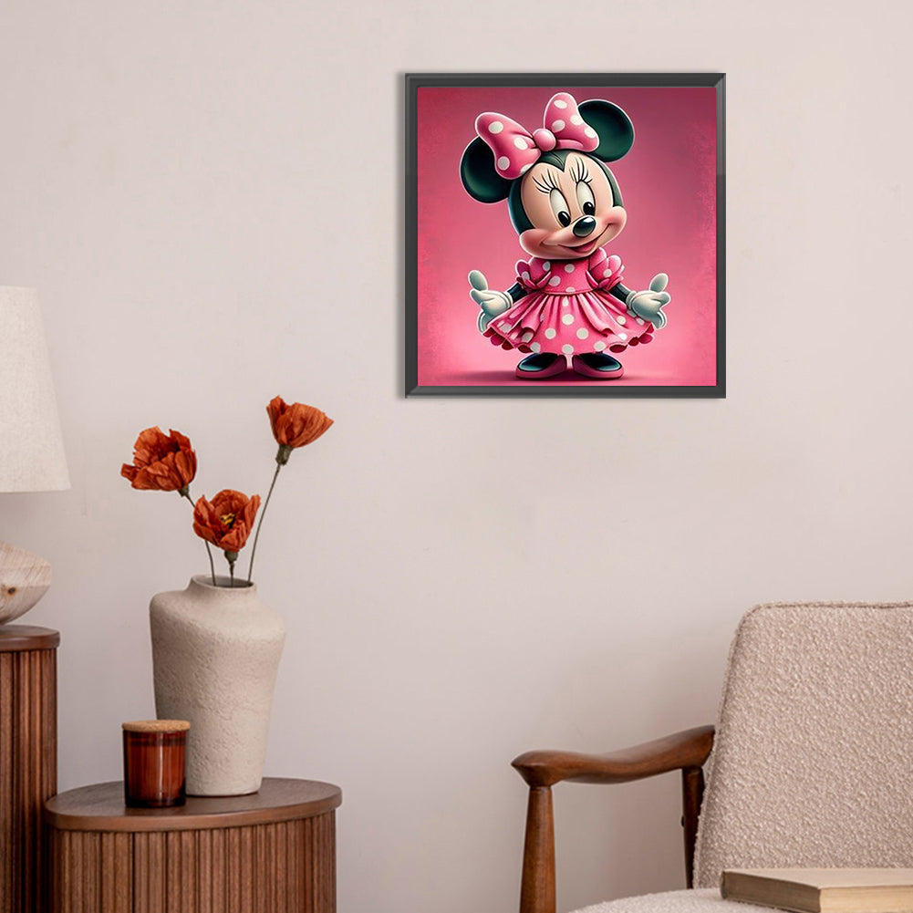 Disney Minnie - Full Round Drill Diamond Painting 30*30CM