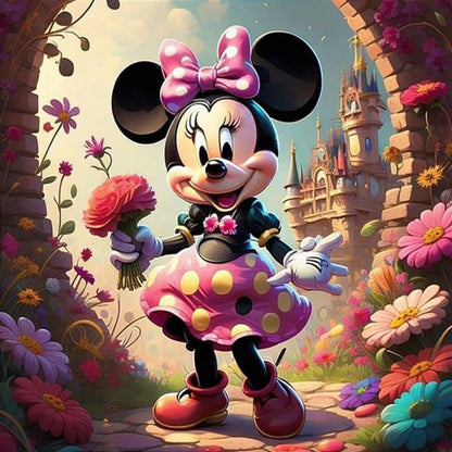 Disney Minnie - Full Round Drill Diamond Painting 30*30CM