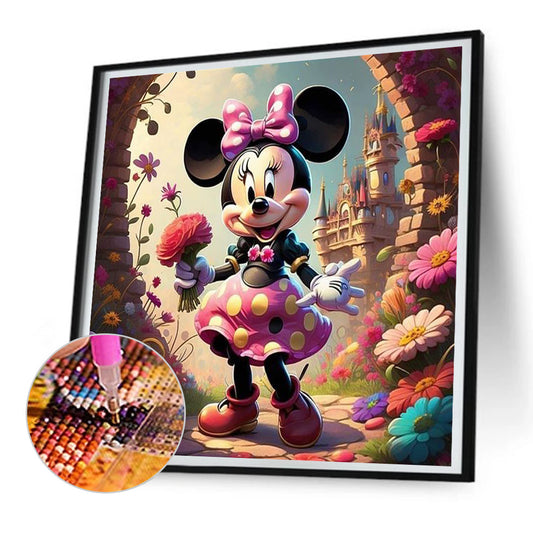 Disney Minnie - Full Round Drill Diamond Painting 30*30CM
