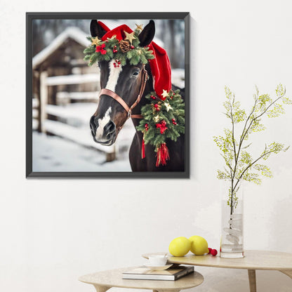 Horses - Full Round Drill Diamond Painting 30*30CM