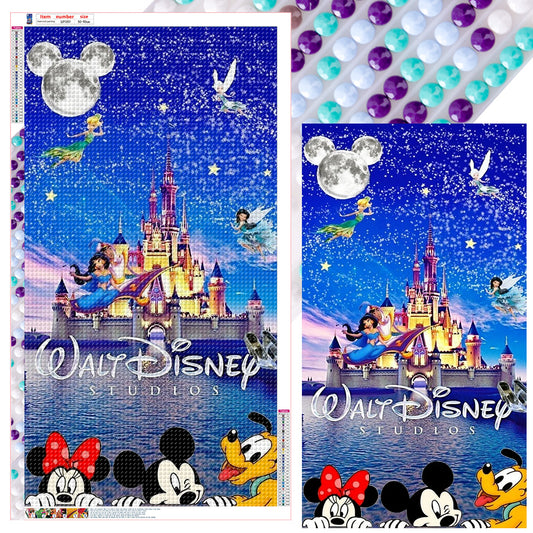Disney Mickey Mouse - Full Round Drill Diamond Painting 50*80CM