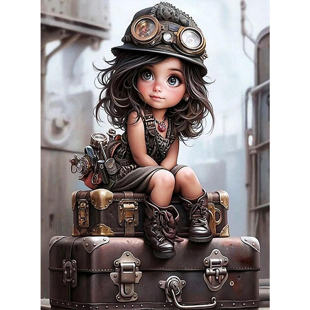 Mechanic Girl - Full Square Drill Diamond Painting 45*60CM