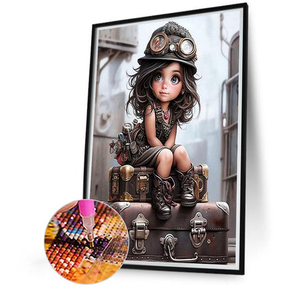 Mechanic Girl - Full Square Drill Diamond Painting 45*60CM