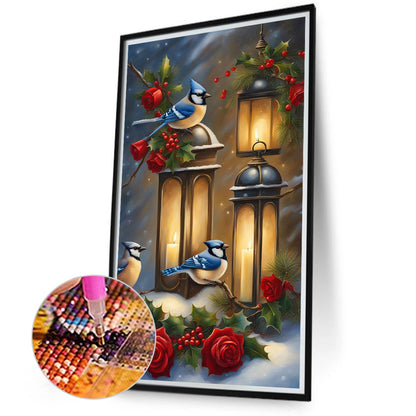 Branch Sparrow - Full Round Drill Diamond Painting 40*70CM