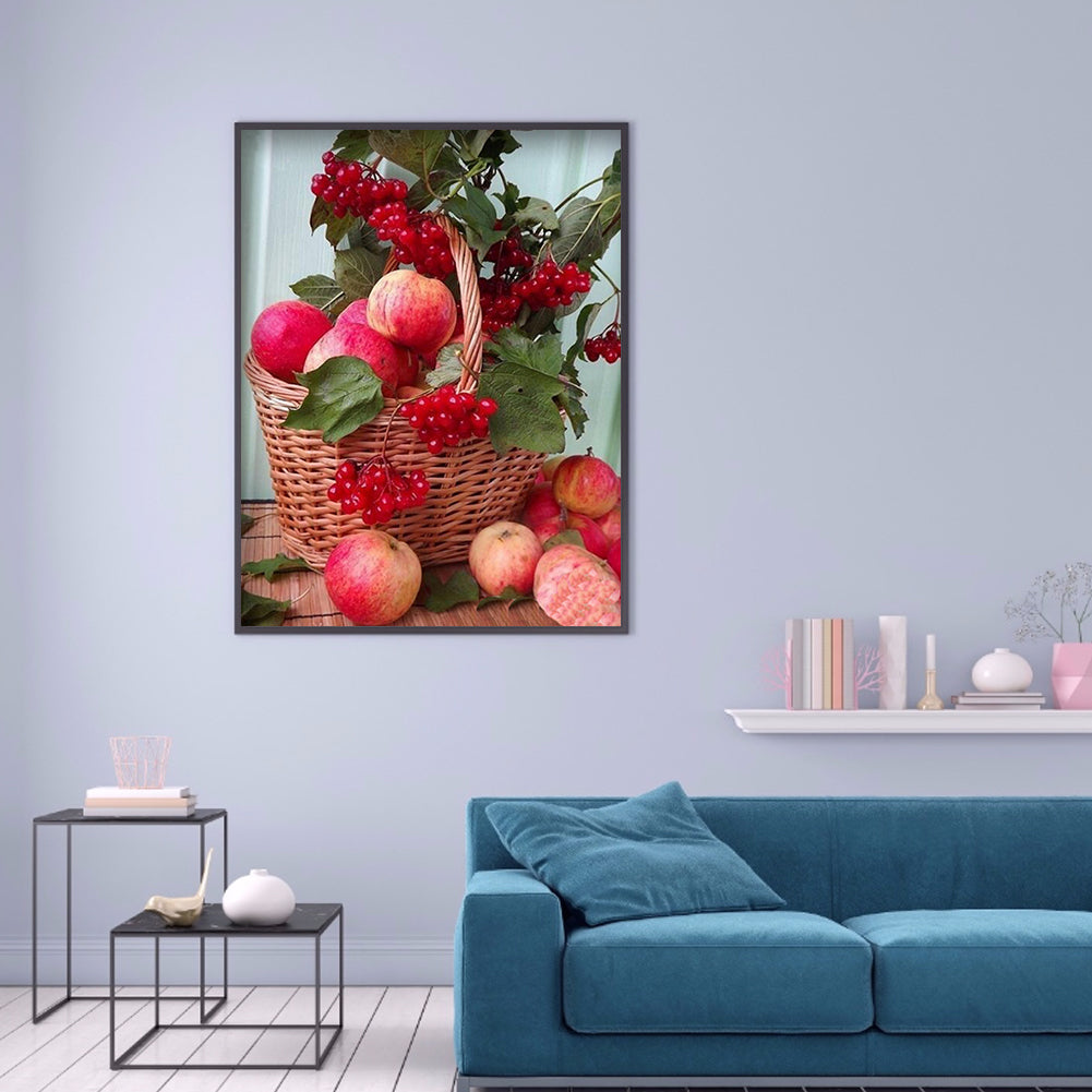 Flowers And Fruits - Full Round Drill Diamond Painting 30*40CM