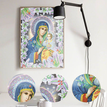 Religion Our Lady - Special Shaped Drill Diamond Painting 25*30CM
