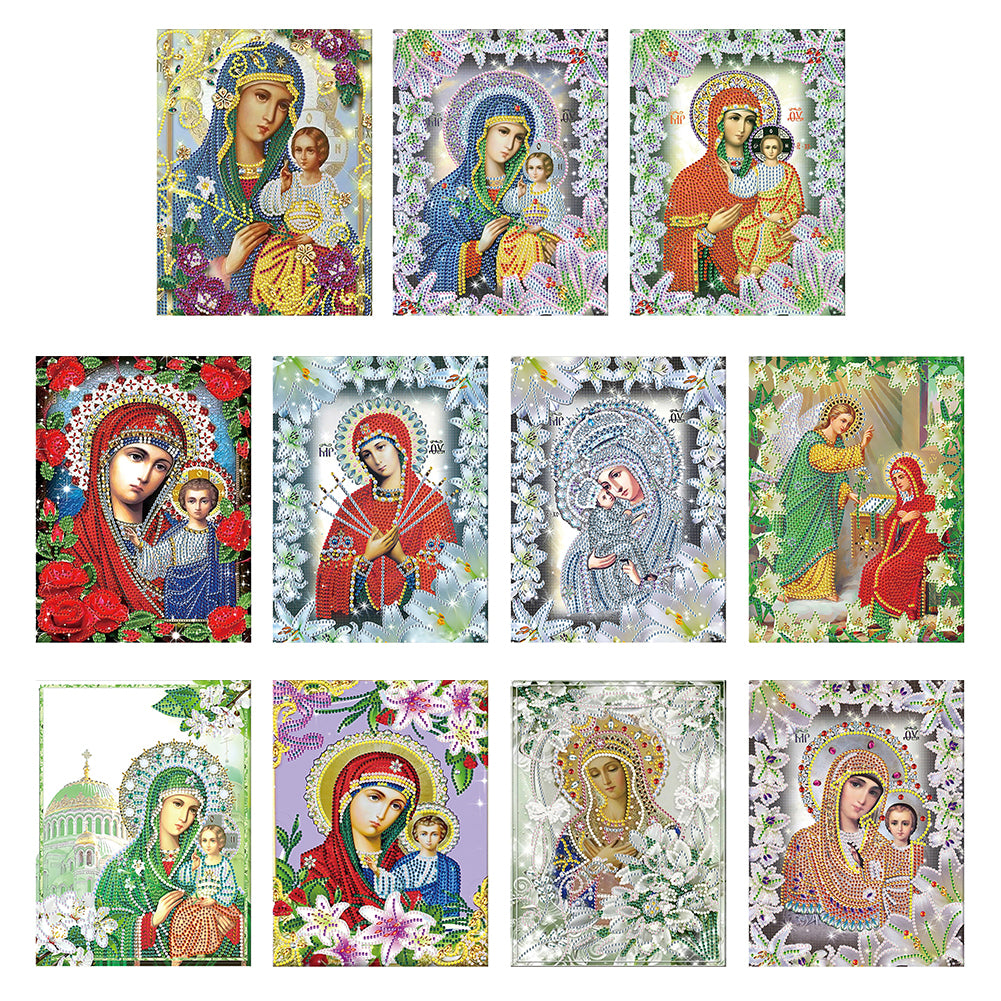 Religion Our Lady - Special Shaped Drill Diamond Painting 25*30CM