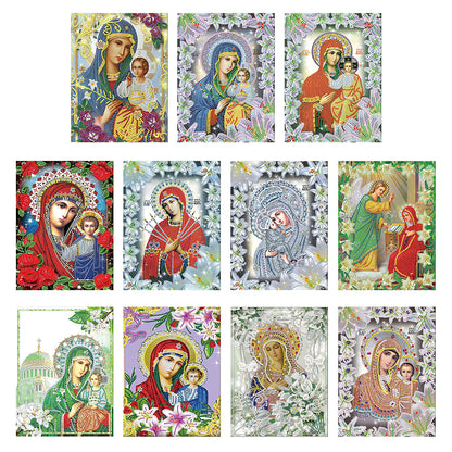 Religion Our Lady - Special Shaped Drill Diamond Painting 25*30CM