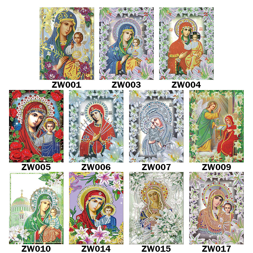 Religion Our Lady - Special Shaped Drill Diamond Painting 25*30CM