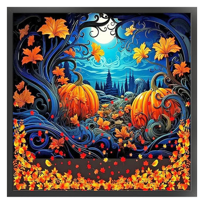 Pumpkin - 14CT Stamped Cross Stitch 60*60CM