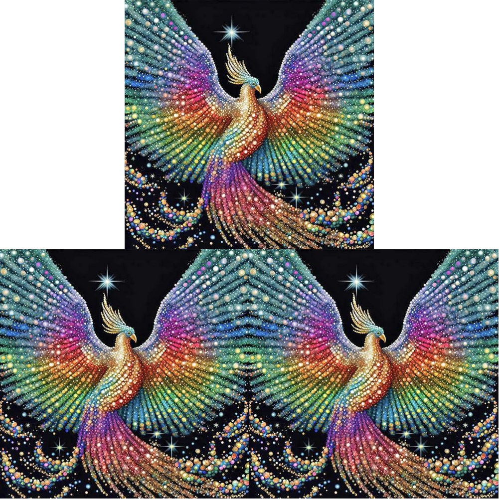 Phoenix - Full Round Drill Diamond Painting 30*30CM