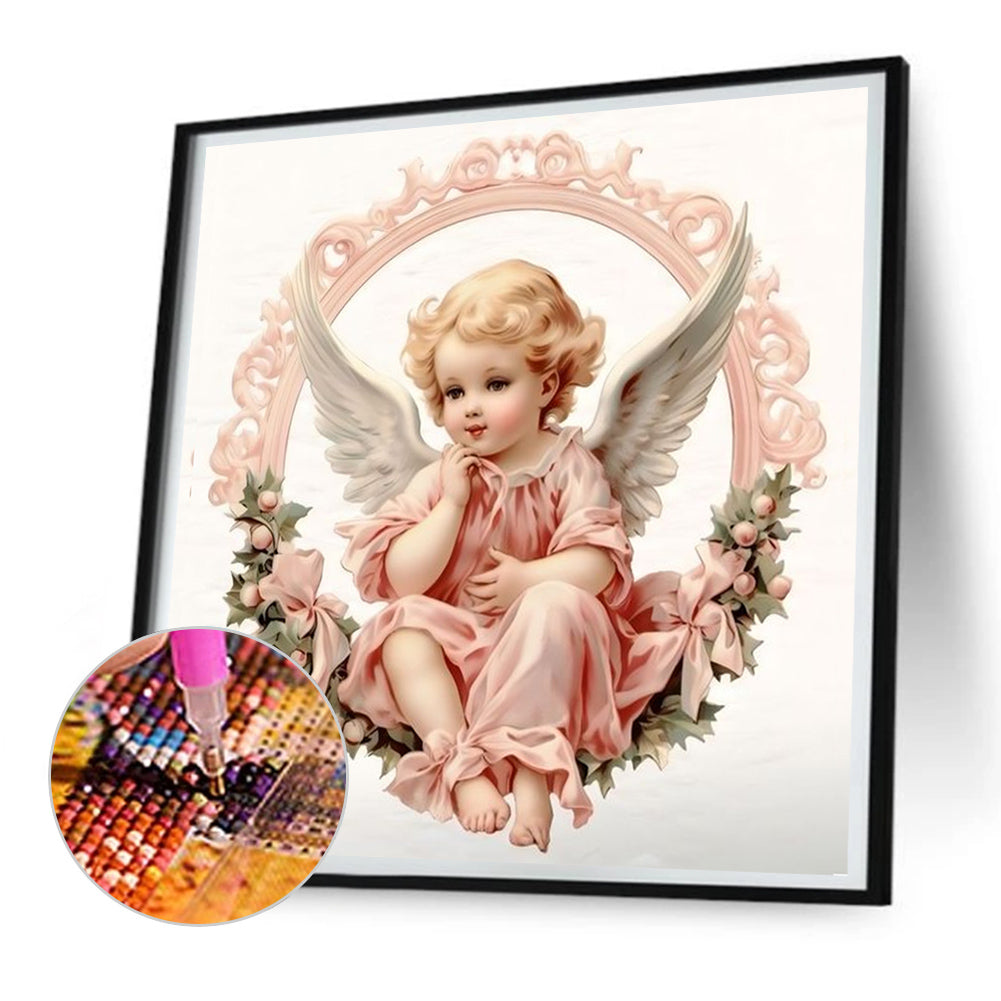 Angel - Full Round Drill Diamond Painting 30*30CM