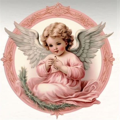 Angel - Full Round Drill Diamond Painting 30*30CM