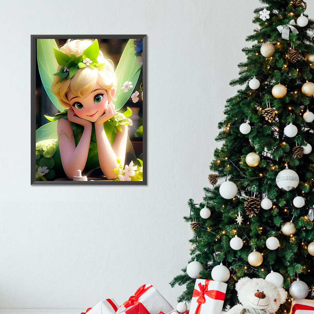 Wonderful Fairy Tinker Bell - Full Round Drill Diamond Painting 30*40CM