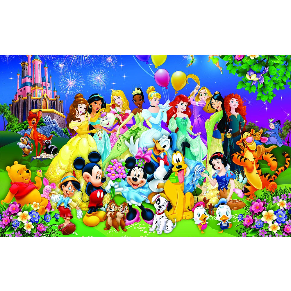 Disney - Full Round Drill Diamond Painting 80*50CM