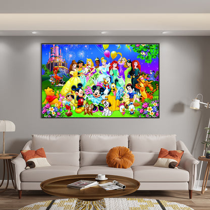 Disney - Full Round Drill Diamond Painting 80*50CM