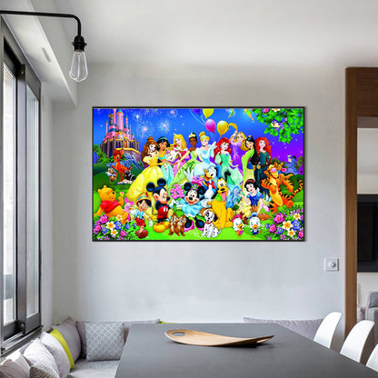Disney - Full Round Drill Diamond Painting 80*50CM