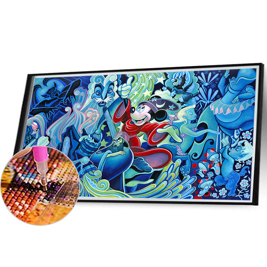 Mickey Symphony - Full Round Drill Diamond Painting 50*30CM