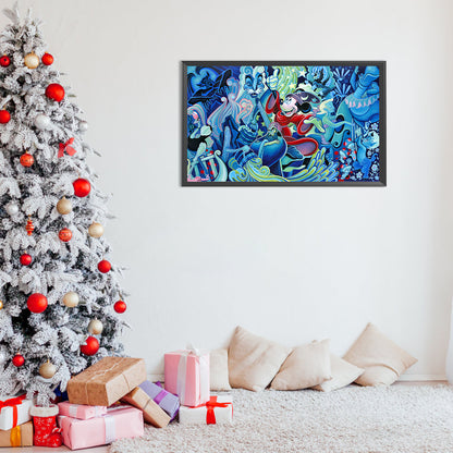 Mickey Symphony - Full Round Drill Diamond Painting 50*30CM