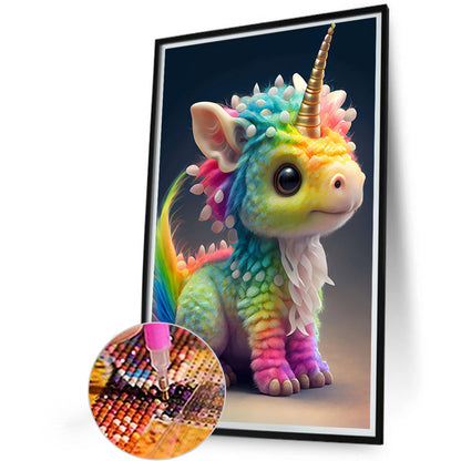 Rainbow Dragon - Full AB Round Drill Diamond Painting 40*60CM