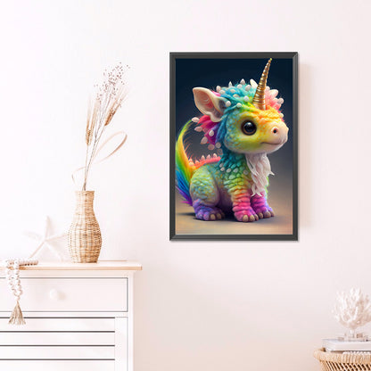 Rainbow Dragon - Full AB Round Drill Diamond Painting 40*60CM