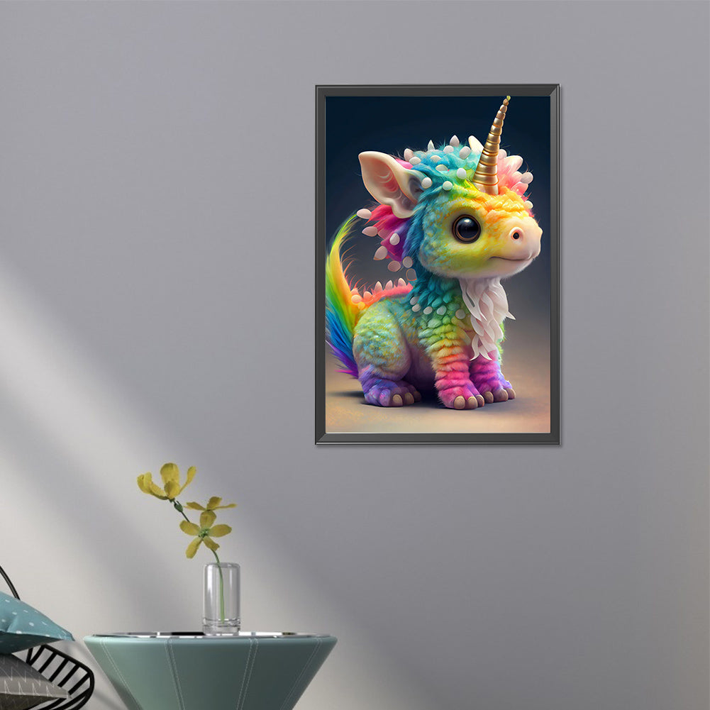 Rainbow Dragon - Full AB Round Drill Diamond Painting 40*60CM