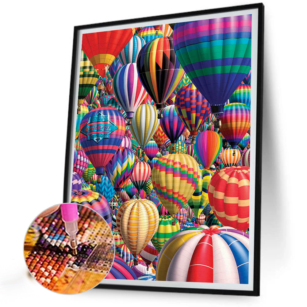 Hot Air Balloons - Full AB Round Drill Diamond Painting 50*60CM