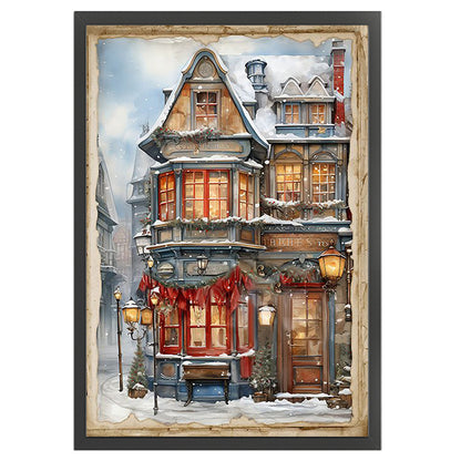Winter Cabin - 11CT Stamped Cross Stitch 40*60CM