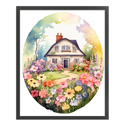 Garden Shed - 11CT Stamped Cross Stitch 50*60CM