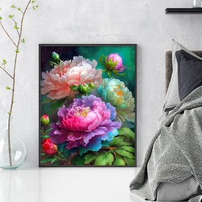 Peony - 11CT Counted Cross Stitch 40*50CM