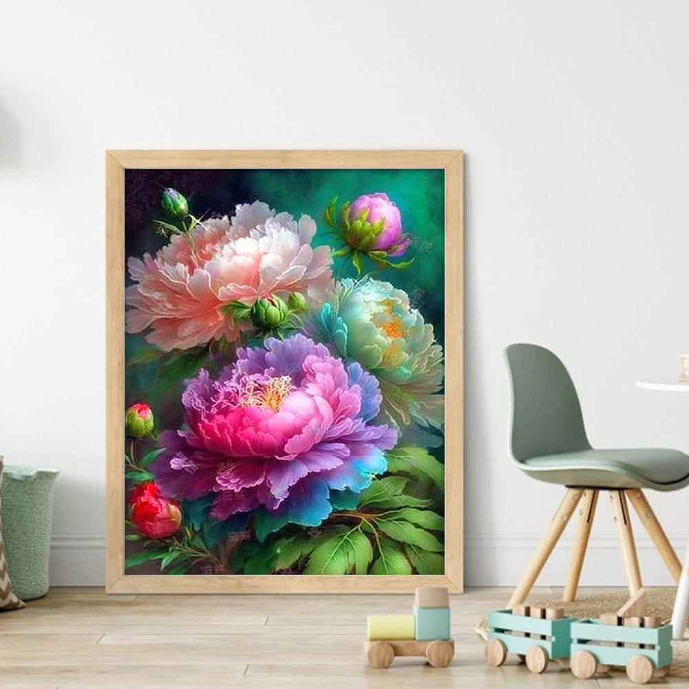 Peony - 11CT Counted Cross Stitch 40*50CM