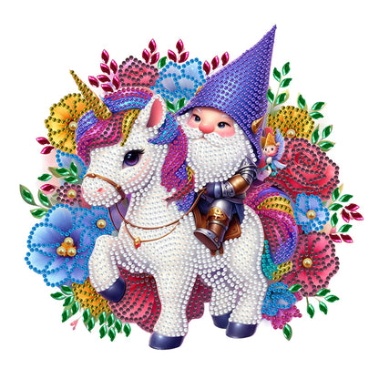 Unicorn Knight Goblin - Special Shaped Drill Diamond Painting 30*30CM