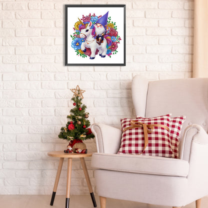 Unicorn Knight Goblin - Special Shaped Drill Diamond Painting 30*30CM