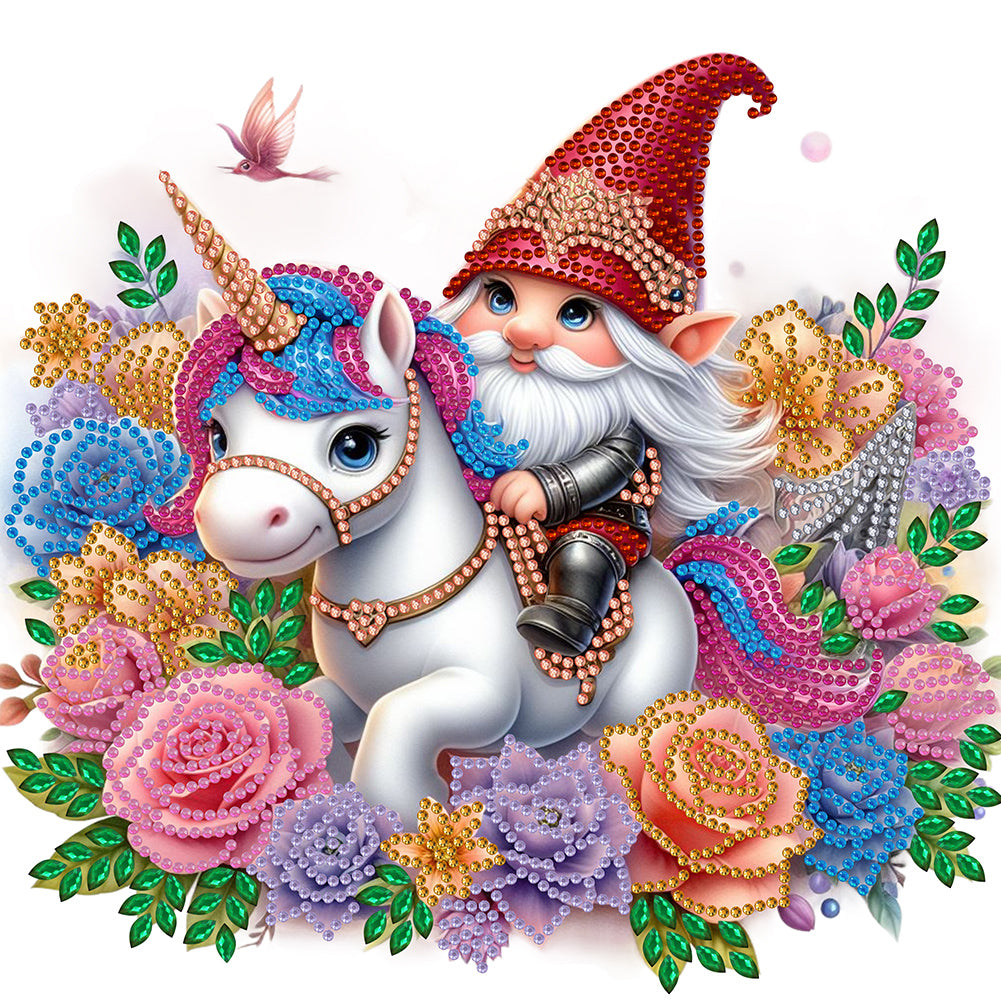 Unicorn Knight Goblin - Special Shaped Drill Diamond Painting 30*30CM