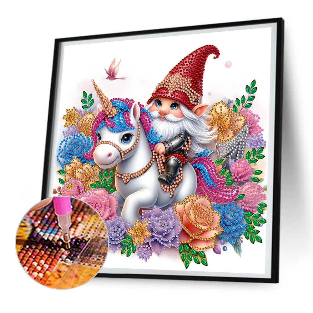 Unicorn Knight Goblin - Special Shaped Drill Diamond Painting 30*30CM