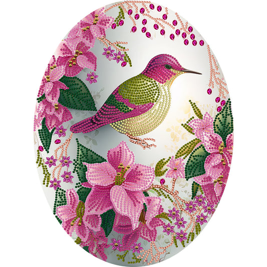 Easter Egg Hummingbird - Special Shaped Drill Diamond Painting 30*40CM