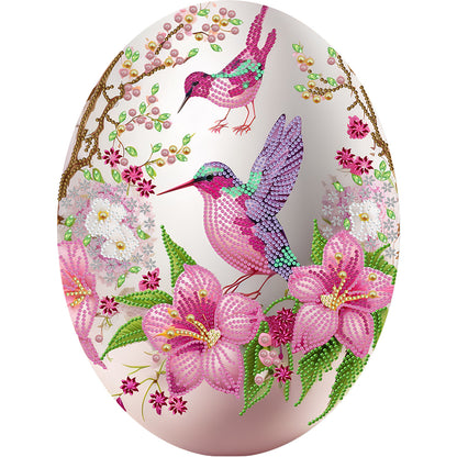 Easter Egg Hummingbird - Special Shaped Drill Diamond Painting 30*40CM