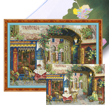 Verona Cafe - 11CT Stamped Cross Stitch 70*54CM