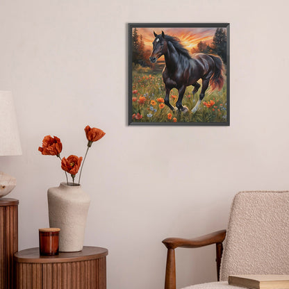Horse - Full Round Drill Diamond Painting 30*30CM